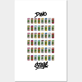 Dino Paint Posters and Art